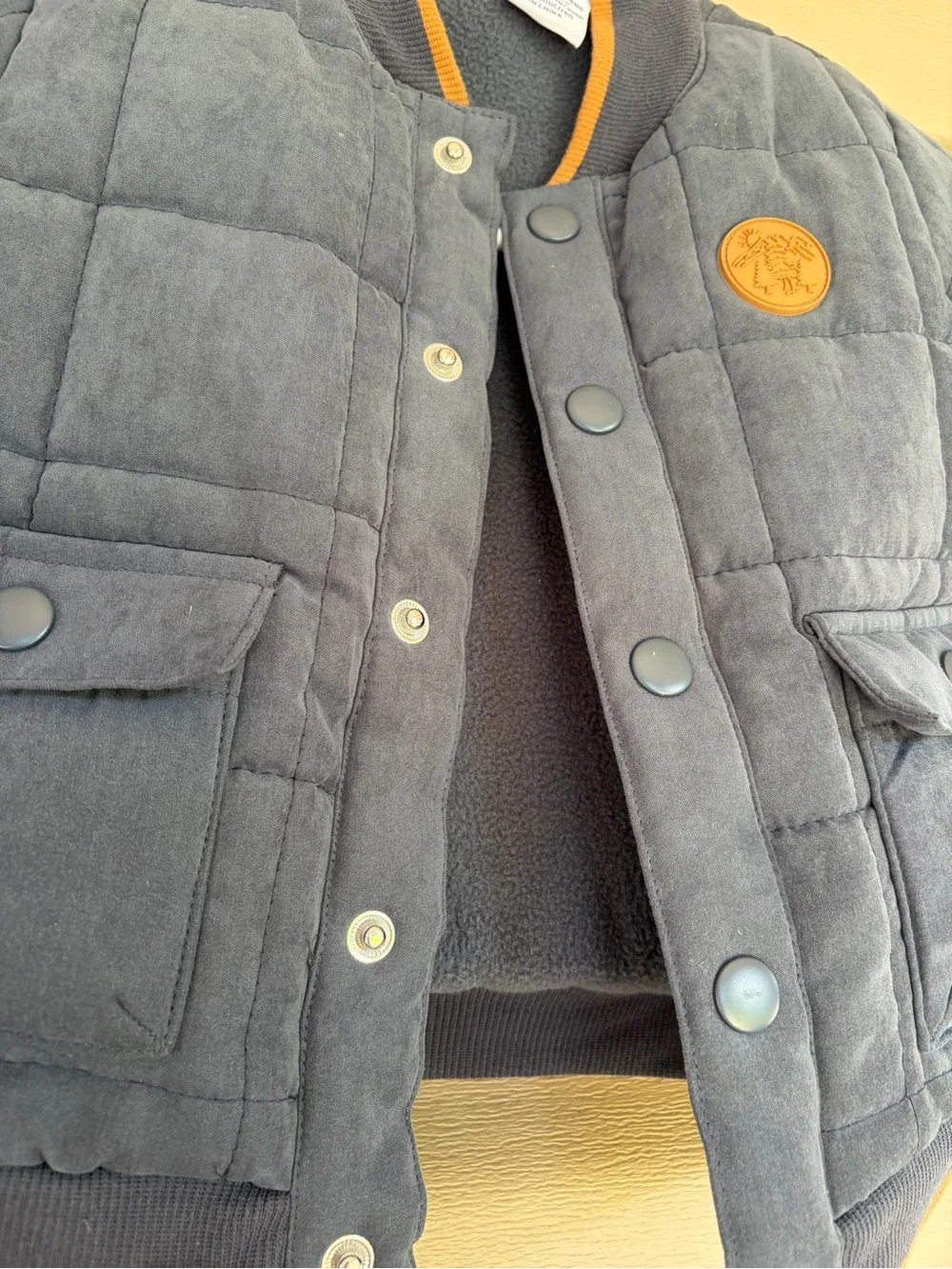 Tommy Bahama Navy Quilted Puffer Jacket - Toddler Boys 24M